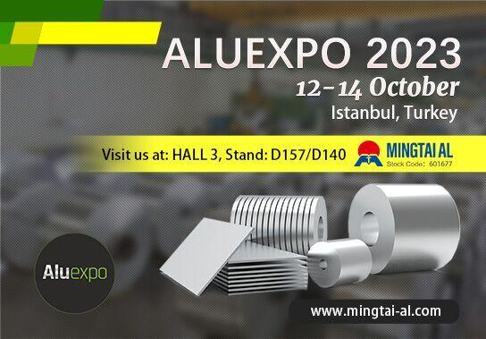 Mingtai Aluminum объявляет о нашем участии в Aluexpo 2023 Hm ярмарки Ankiros в С