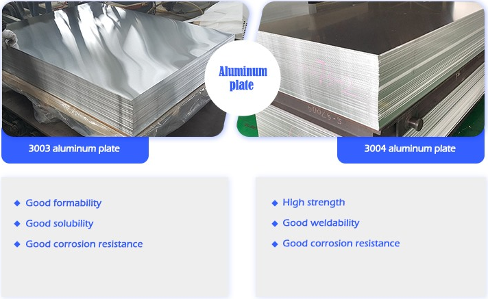 Алюминиевая пластина 3003 против алюминиевой пластины 3004