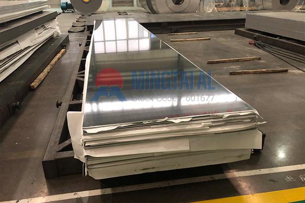 Гибка алюминиевого листа 5083 под 90 градусов